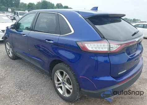 2015 Ford Edge Titanium from USA, damaged, VIN 2FMTK4K84FBB31081